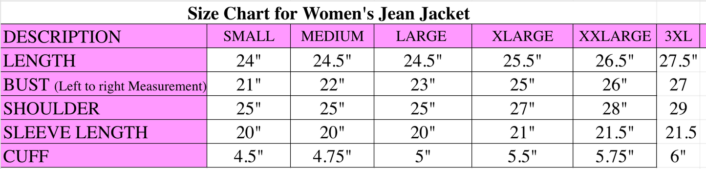 Golden Roar - Women's Sequin Embroidery Tiger Denim Jacket