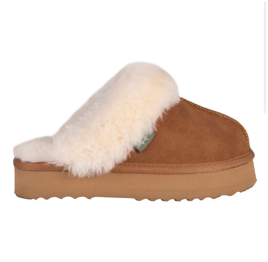 Platform Scuff Slipper