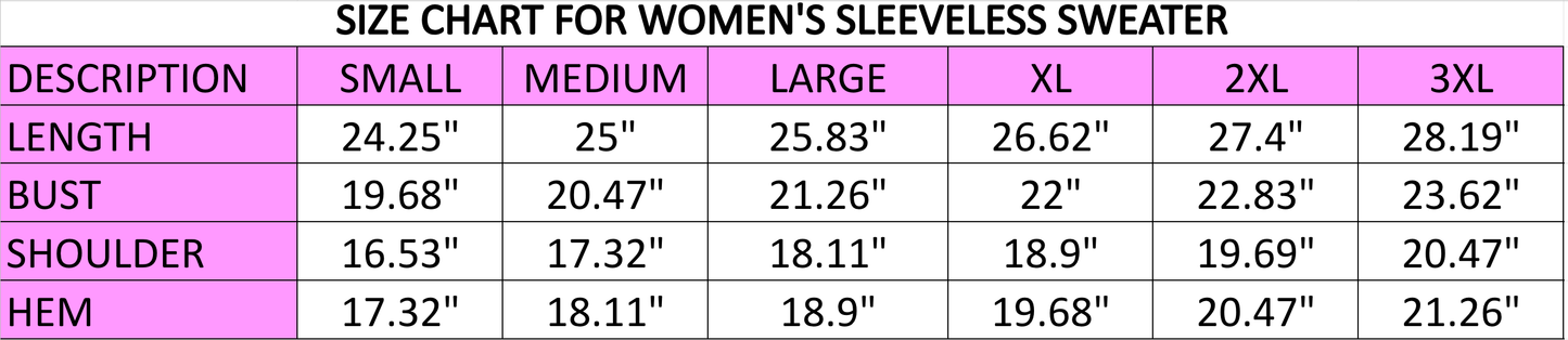 Geauxlden | Women's Sequin Design Sleeveless Sweater (Cream)