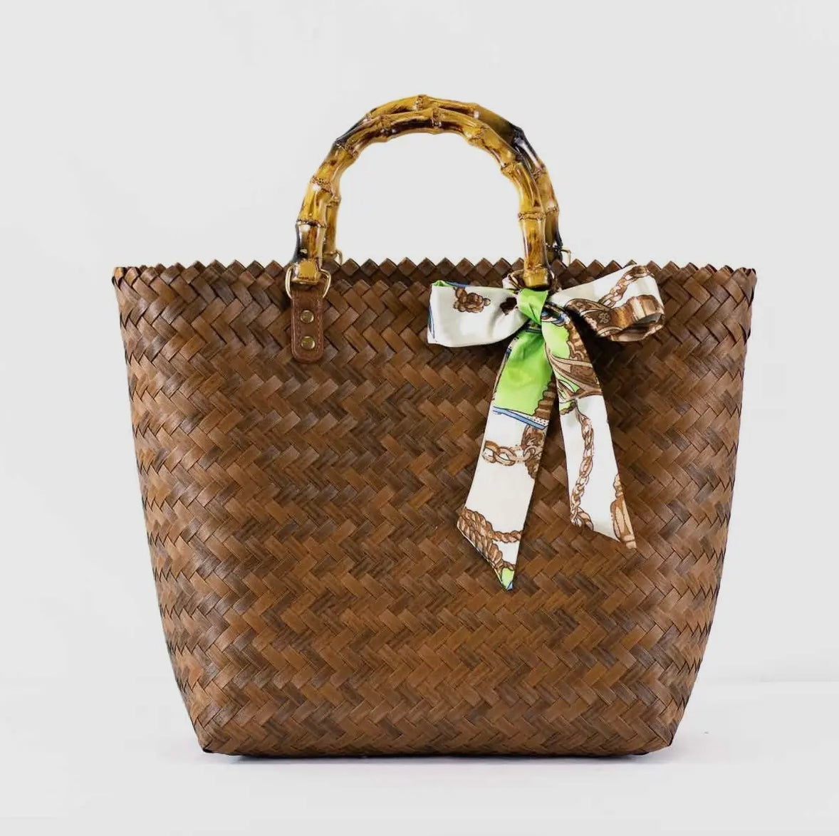 Brown Weave Tote