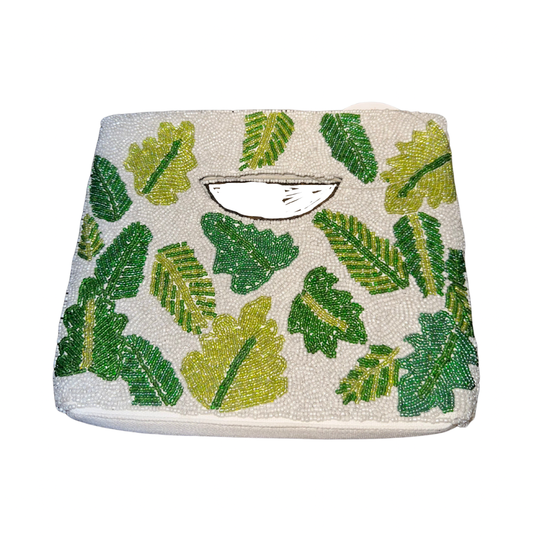 Beaded Palm Purse