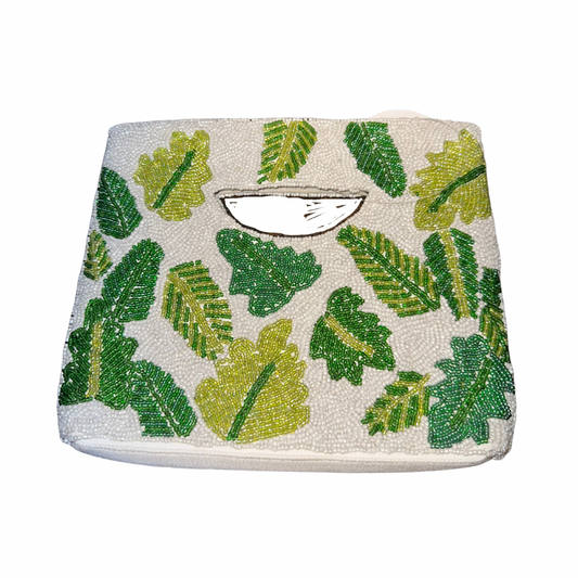 Beaded Palm Purse